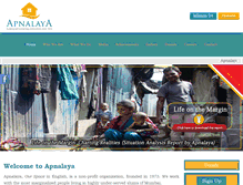 Tablet Screenshot of apnalaya.org